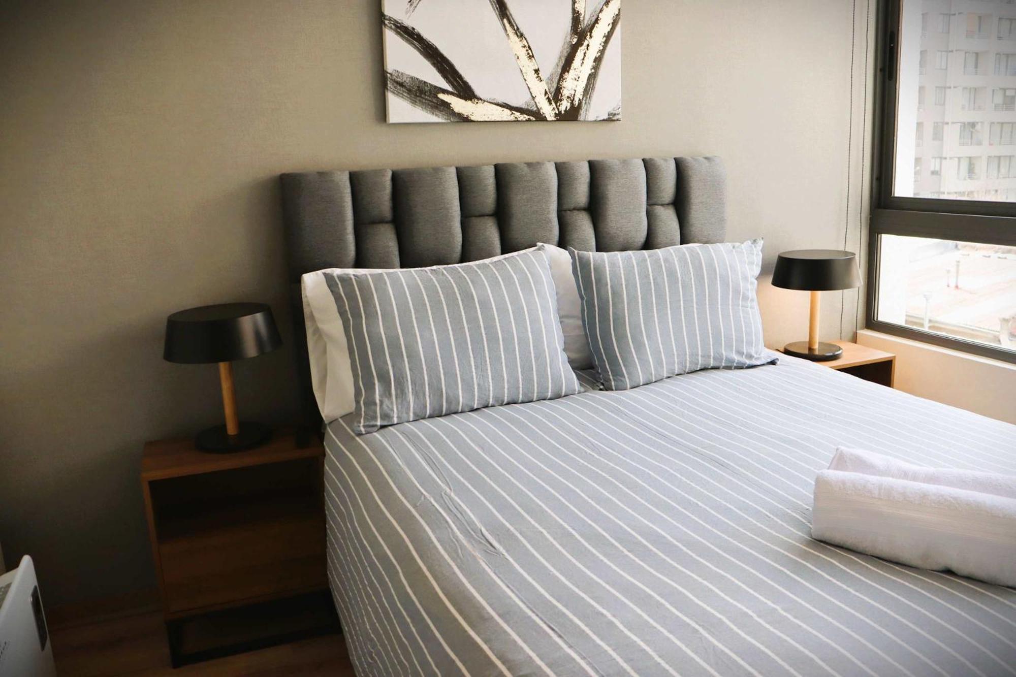 Apartamento Hom I Luminoso Departamento 2pax 1d1b En Calle Marin Santiago